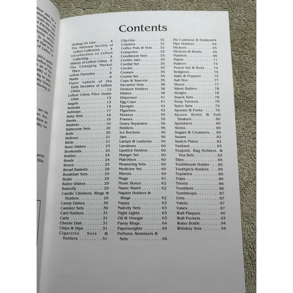 Lefton China Price Guide Identification & Values Book Collections
